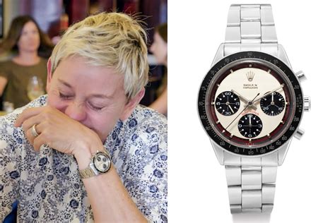 ellen degeneres rolex watch.